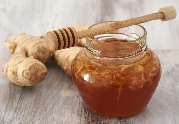 Madu alami di kombinasi akar juer naékkeun poténsial